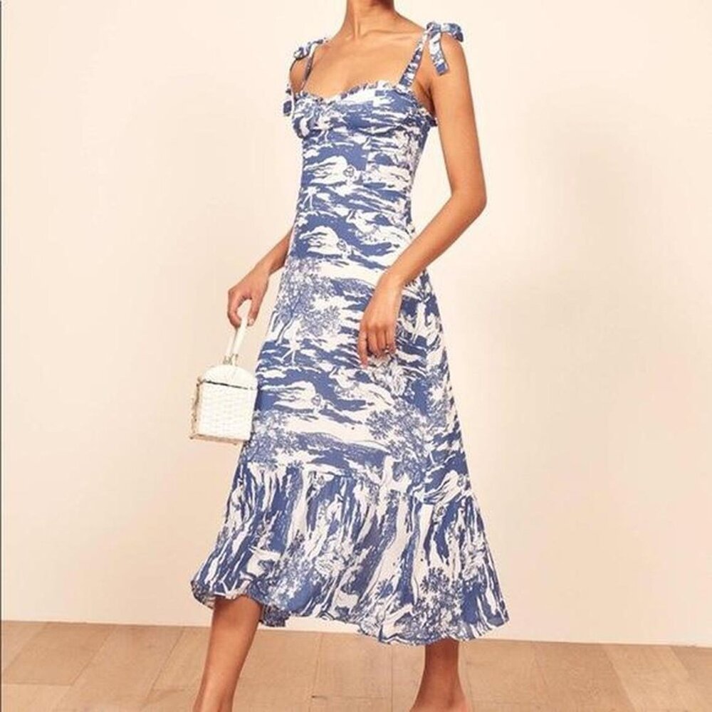 Reformation “Naked Lunch” Nikita Dress Size 10 - FITS LIKE SIZE 6